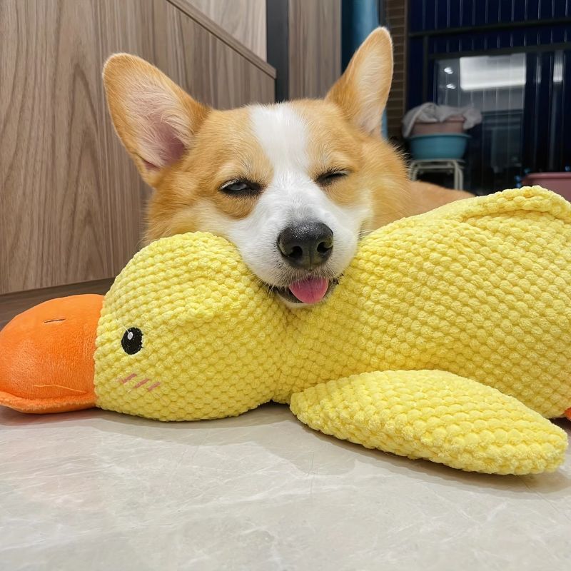 Plush Duck Dog Toy - Quackmate